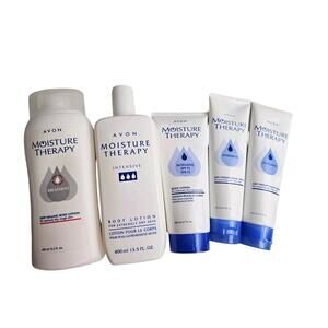 5 AVON MOISTURE THERAPY HAND CREAM INTENSIVE HEALING